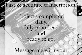 provide fast and accurate transcriptions