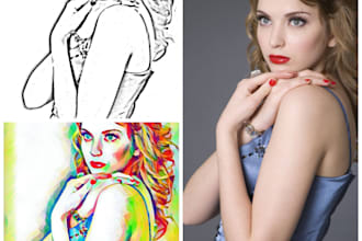 draw creative style paintings