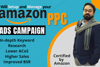 setup optimize and manage amazon PPC campaign ads