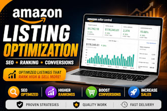 create and optimize amazon listings