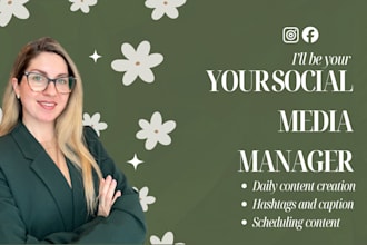 be your social media marketing manager and content creator for creative stories