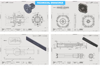 provide technical drawing for your project parts