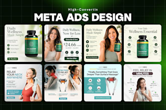 do social media advertising, static meta ads design, supplement post design