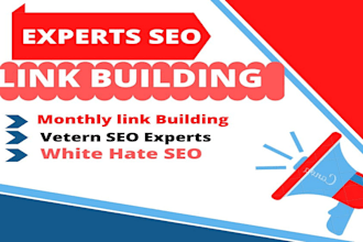 do monthly SEO service with permanent high da backlinks