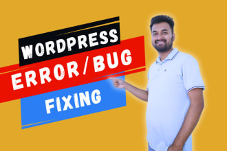 fix any wordpress error or any wordpress problem