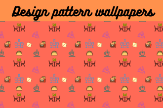 design cool superlative pattern wallpaper design