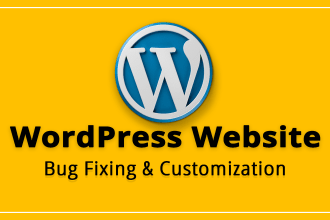 fix wordpress issues and customizations