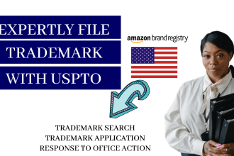 expertly search, prepare and file your uspto trademark