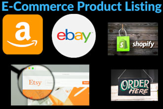 upload optimized bulk product listing on amazon shopify esty