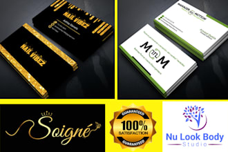 do luxury business card and logo design