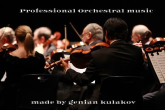 compose cinematic epic orchestral music for movie trailer