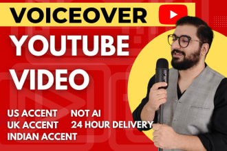 be your youtube channels voiceover