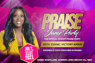 design phenomenal church flyer or event flyer