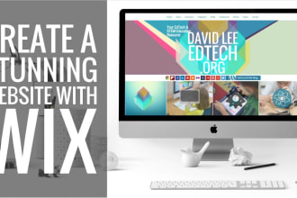 design, redesign wix, website or wix online store