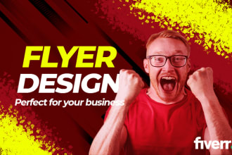 design a professional corporate flyer and food flyer