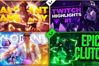 design eye catching best youtube gaming thumbnail