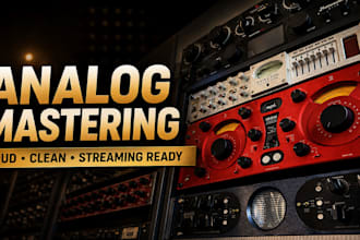 professionally master your song with real analog gear