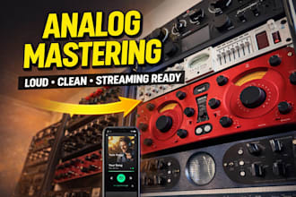 professionally master your song with real analog gear