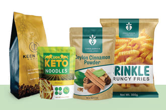do 3d rendering mockup for amazon product packaging, pouch design