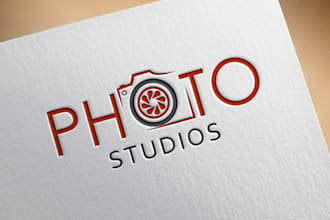 design creative photography, camera logo
