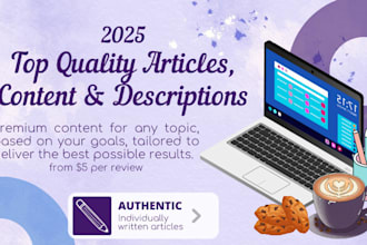 write general SEO articles and blog posts