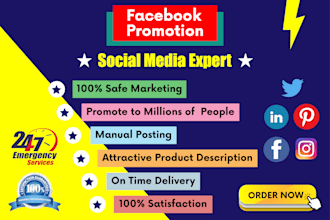 do facebook  promotion, SMM marketing worldwide