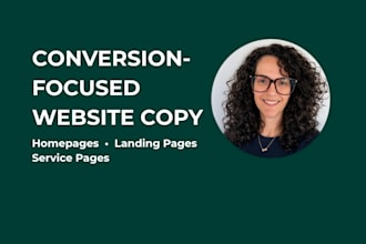 write clear, conversion focused website copy