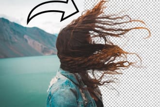 remove complex background, and color replacement of images