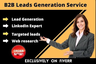 do b2b leads generation and linkedin leads research