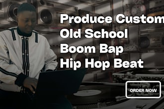produce authentic vintage boom bap, hip hop beats for you