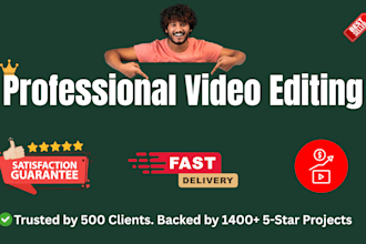 do any professional cinematic video editing within 24 hours
