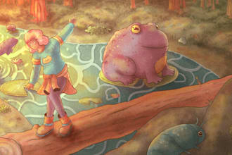 Big Deals!  draw illustrations for children book