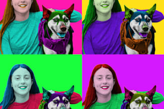 make andy warhol pop art from your photos