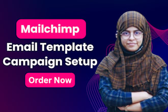 design email template newsletter setup mailchimp campaign