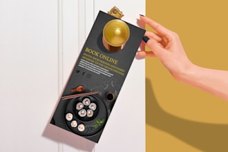 design creative door hangers for you