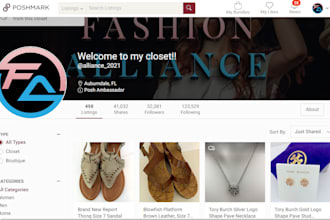 your poshmark closet sharing 2k for 1 days times 24x4