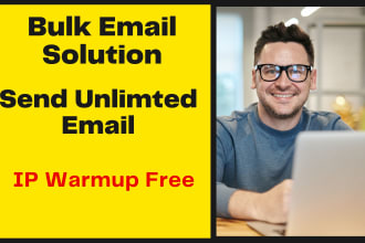 setup unlimited SMTP warmup server mailwizz for bulk email sending