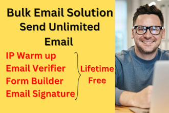 setup unlimited SMTP warmup server mailwizz for bulk email sending