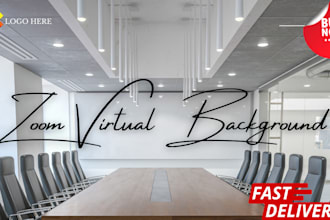 design custom zoom virtual background