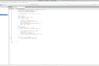 debug or check your programming code