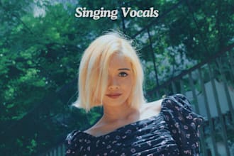 be your professional female singer for pop, indie, edm song