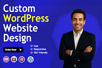 create and design a fast and responsive wordpress website