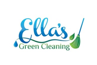 design wonderful clean house, janitorial or commercial cleaning logo