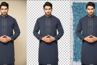 remove change image background, crop and color correction