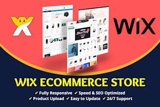create wix online store, wix ecommerce website and product upload