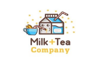 design a playful, clean logo for hypebeast milk tea streetwear company