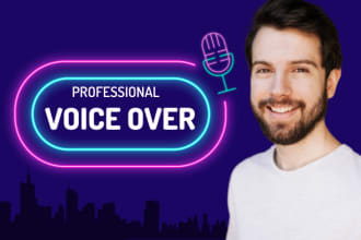 record a professional voice over in australian accent