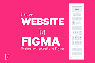 design website UI UX with figma or adobe xd