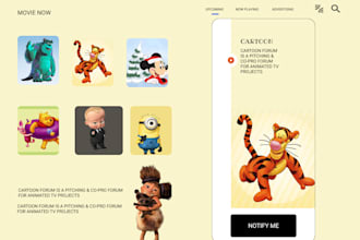 do website and mobile app UI design
