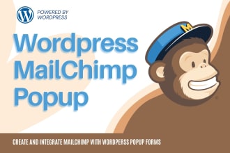 create and integrate mailchimp with wordpress popup forms